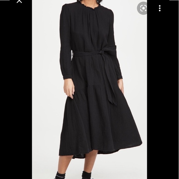 XiRENA Dresses Xirena Navy Blue Maxi Dress Long Sleeve Poshmark